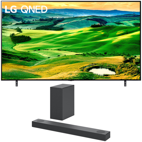 LG 86 Inch QNED Mini-LED Smart TV 2022 with LG 3.1.2 ch High Res Audio Sound Bar