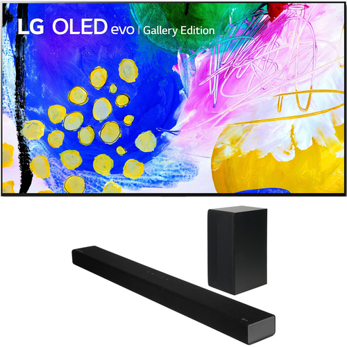 LG 97 Inch HDR 4K Smart OLED TV 2022 with LG 3.1 Ch High Res Audio Sound Bar