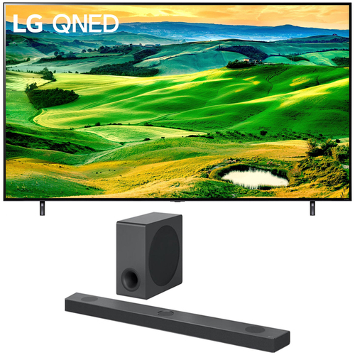LG 75 Inch QNED Mini-LED Smart TV 2022 with LG 5.1.3 ch High Res Audio Sound Bar