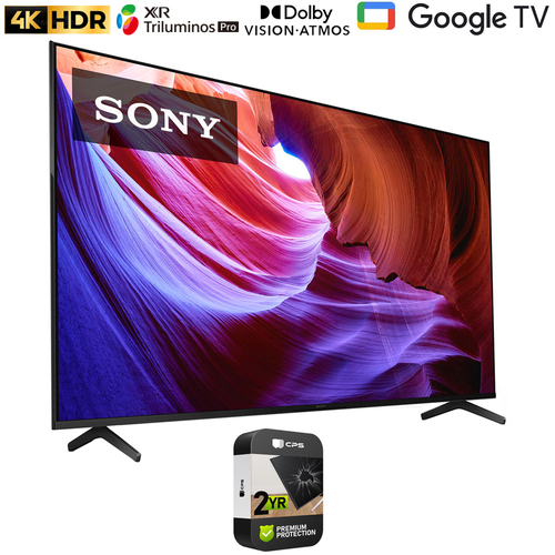 Sony 75` X85K 4K HDR LED TV w/ smart Google TV 2022 + 2 Year Extended Warranty