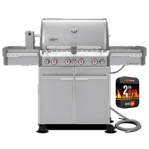 Weber Summit S-470 Natural Gas Grill with Rotisserie and Smoker+2 Year Warranty