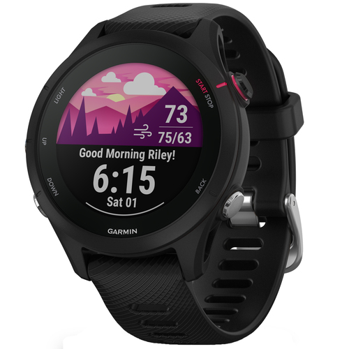 Garmin Forerunner 255S Music GPS Smartwatch, Black