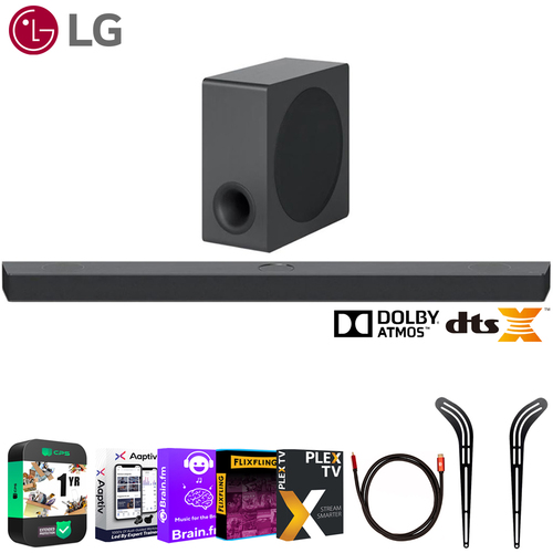 LG S90QY 5.1.3ch High Res Audio Sound Bar w/ Dolby Atmos + 1 Year Extended Warranty