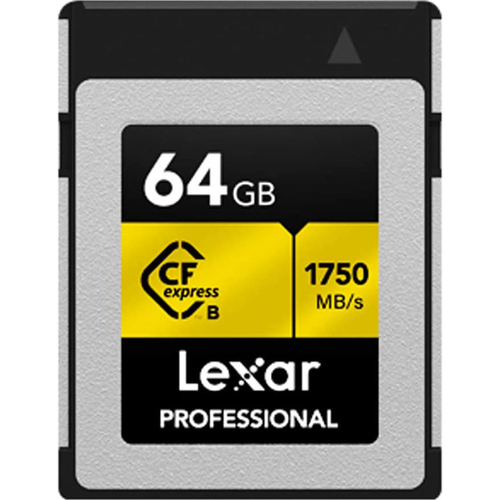 Lexar Professional CFexpress Type B 64GB Memory Card LCFX10-64GCRBNA - Open Box