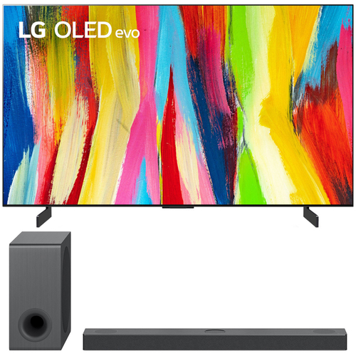 LG 83 Inch HDR 4K Smart OLED TV 2022 with LG 3.1.3 ch High Res Sound Bar