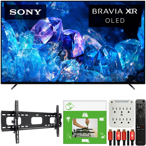 Sony Bravia XR A80K 65` 4K HDR OLED Smart TV 2022 Model with Installation Bundle