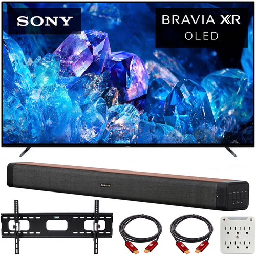 Sony Bravia XR A80K 65` 4K HDR OLED Smart TV 2022 Model with 60W Soundbar Bundle