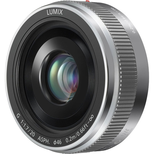 LUMIX H-H020AS G 20mm / F1.7 II ASPH. Silver Lens for MFT Mount