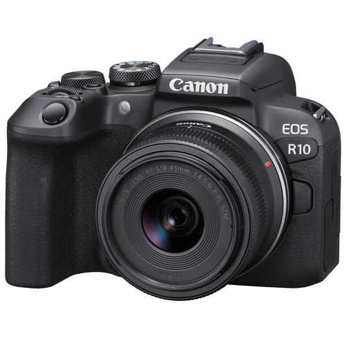 Canon EOS R10 Mirrorless APS-C Camera with RF-S 18-45MM F4.5-6.3 IS STM Lens 5331C009
