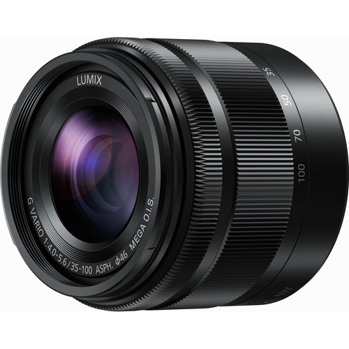 Panasonic LUMIX G H-FS35100K VARIO Ultra Compact Zoom 35-100mm / F4.0-5.6 Lens