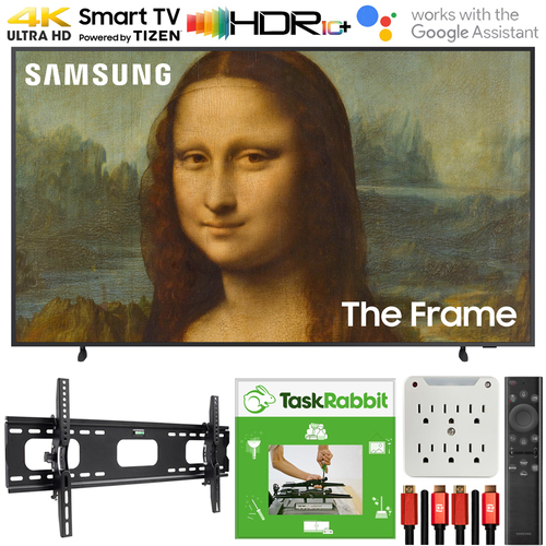 Samsung 43` The Frame QLED 4K UHD Smart TV 2022 with TaskRabbit Installation Bundle
