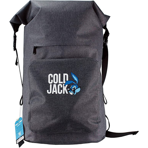 CJRU2 Waterproof Roll-Top Backpack with 15-inch Neoprene Laptop Sleeve, Grey