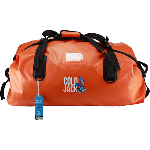 Waterproof Roll Top Duffel Bag, Orange