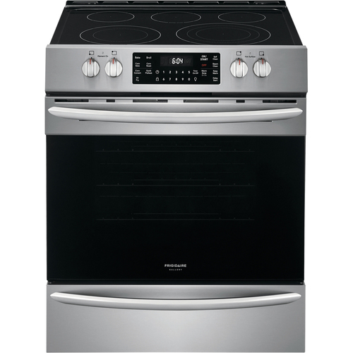 Frigidaire FGEH3047VF Gallery 30` 5.4 cu. ft. Electric Air Fry Range, Stainless Steel