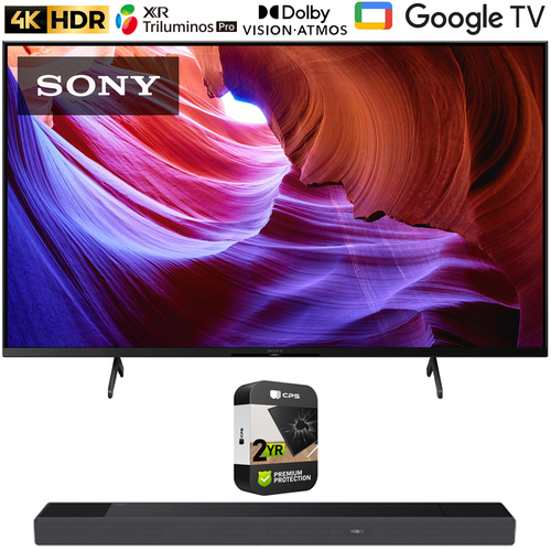 Sony 50` X85K 4K HDR LED TV w/ Google TV 2022 + Sony HT-A7000 Soundbar + Warranty