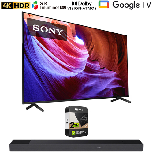 Sony 65` X85K 4K HDR LED TV w/ Google TV 2022 + Sony HT-A7000 Soundbar + Warranty
