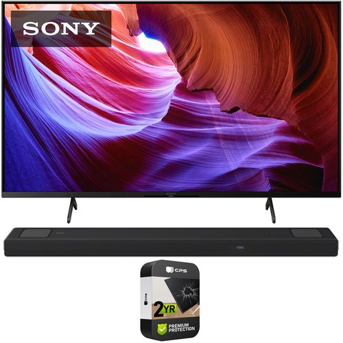 Sony 50` X85K 4K HDR LED TV with smart Google TV 2022 Model with Soundbar Bundle