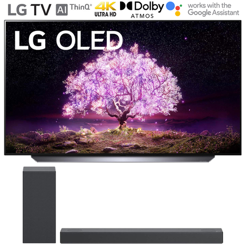 LG 77` 4K Smart OLED TV w/ AI ThinQ 2021 + LG S75Q High Res Audio Sound Bar