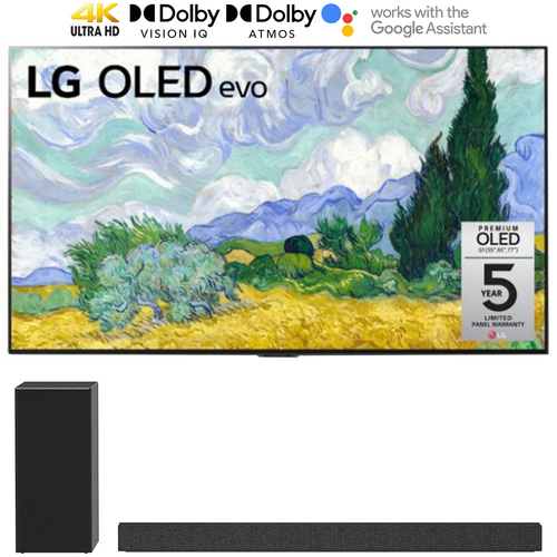 LG OLED77G1PUA 77 Inch OLED evo Gallery TV 2021 + LG SP7Y Soundbar + Subwoofer