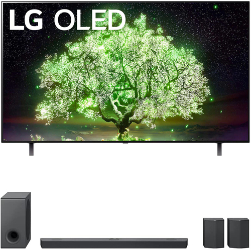 LG 55 Inch A1 Series 4K HDR Smart TV With AI ThinQ 2021 + LG 9.1.5 ch Sound Bar