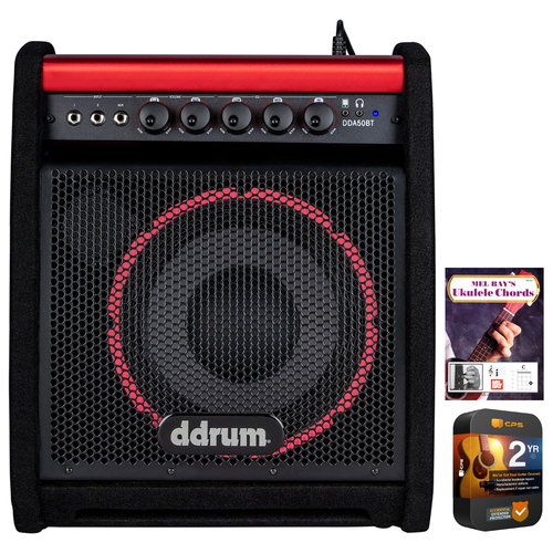 Dean 50 Watt Electronic Percussion Amp with Bluetooth with Warranty Bundle