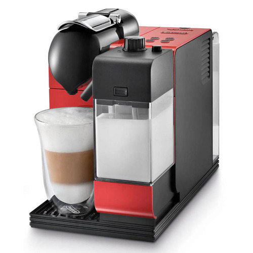 DeLonghi EN520R Lattissima Capsule Espresso/Cappuccino Machine - Red