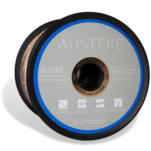 Austere 3-Series 50ft Speaker Cable, 12-Gauge