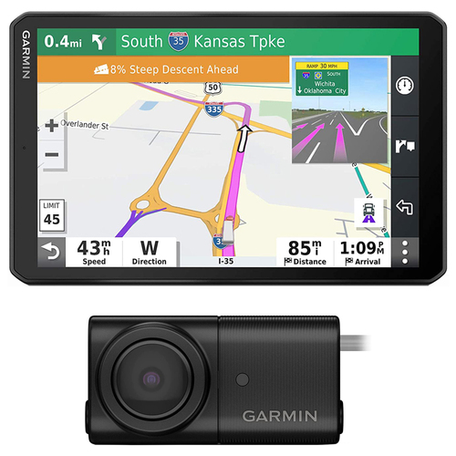 Garmin 010-02313-00 dezl OTR700 7` GPS Truck Navigator w/ Garmin BC 50 Backup Camera