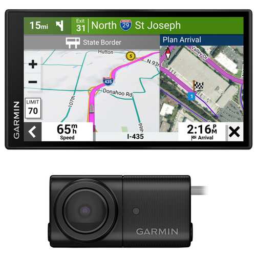 Garmin 010-02738-00 dezl OTR610 6` GPS Truck Navigator w/ Garmin BC 50 Backup Camera