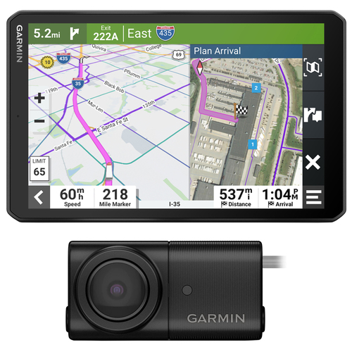 Garmin 010-02740-00 dezl OTR810 8` GPS Truck Navigator w/ Garmin BC 50 Backup Camera