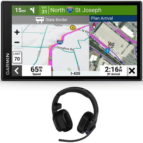 Garmin dezl OTR610 6` GPS Truck Navigator with Garmin Wireless Headset