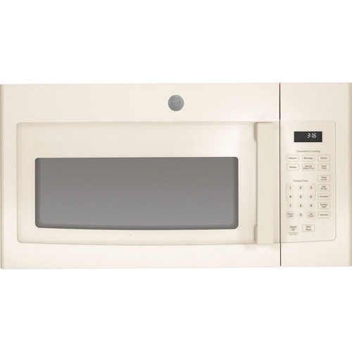 General Electric 1.6 Cu. Ft. Over-the-Range Microwave Oven, Bisque - Open Box