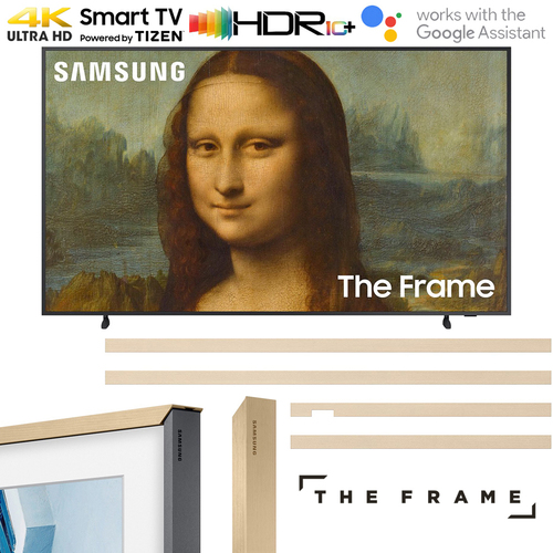 Samsung 32` The Frame QLED 4K UHD Quantum HDR Smart TV 2022 with Customizable Bezel