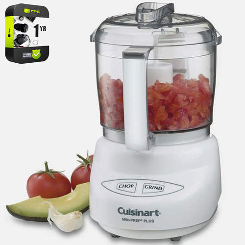 Cuisinart Mini Prep Plus Food Processor White with 1 Year Extended Warranty