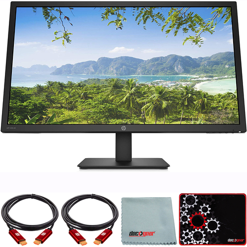 Hewlett Packard V28 28` 4K PC Monitor with AMD Freesync + Mouse Pad Bundle