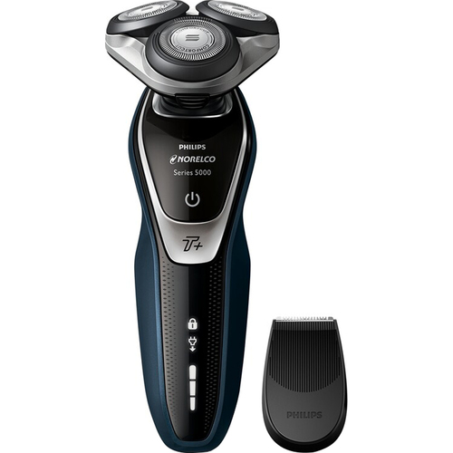 Philips Norelco Wet and Dry Electric Shaver 5000 Series with Precision Trimmer - S5540/83