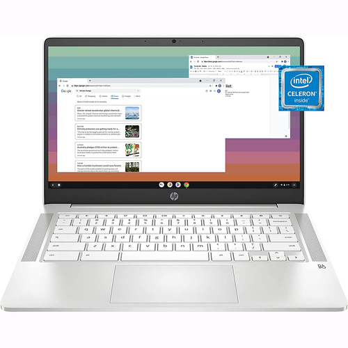 Hewlett Packard Chromebook 14ANA0240NR 14` Touchscreen Laptop, 4GB RAM/64GB SSD, Ceramic White