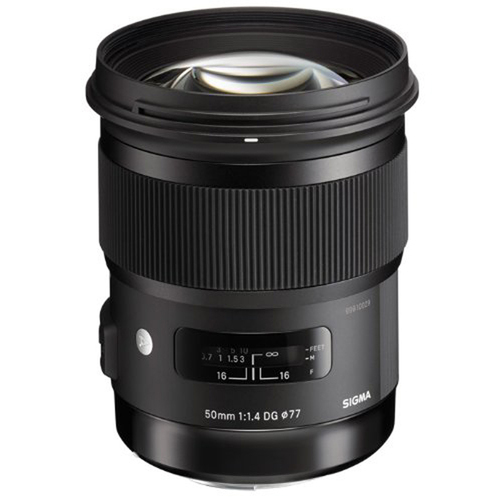 Sigma 50mm f/1.4 DG HSM A-Mount ART Lens for Sony SLR A Cameras - Renewed