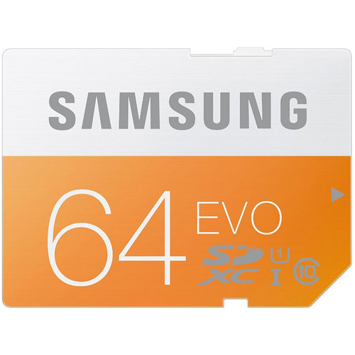 Samsung 64GB EVO SDXC UHS 1 - Class 10 Memory Card - MB-SP64D/AM