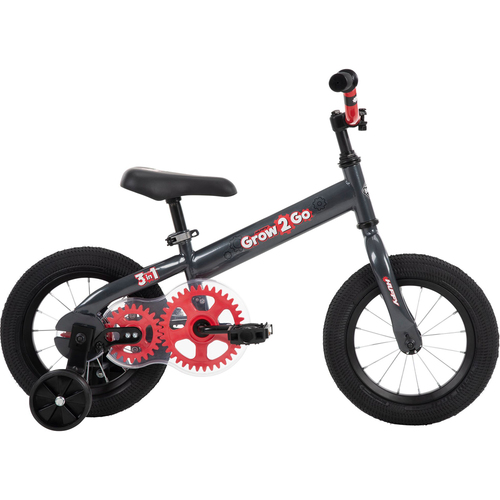 Huffy Grow 2 Go Kids Bike, Balance to Pedal, Red 22301 - Open Box