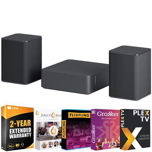 LG 2.0 Channel Sound Bar Wireless Rear Speaker Kit, 2022 + 2 Year Protection Pack
