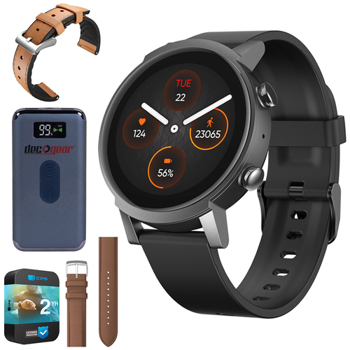 TicWatch E3 Smartwatch/Fitness Tracker with Extra Silicon Band w/ Warranty Bundle