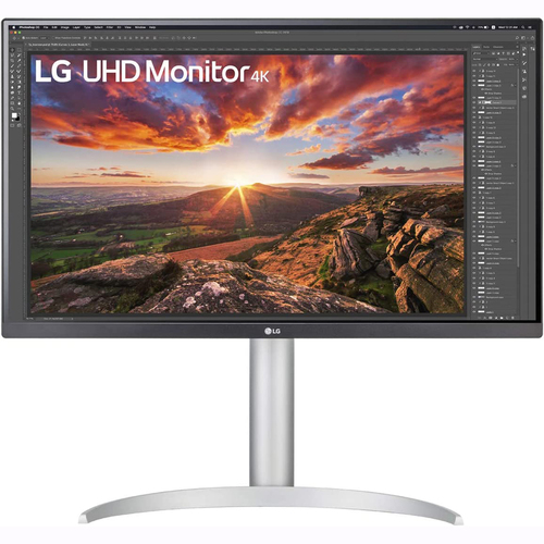 LG 27` IPS 4K UHD VESA HDR400 Monitor with USB Type-C (27UP850N-W) - Refurbished