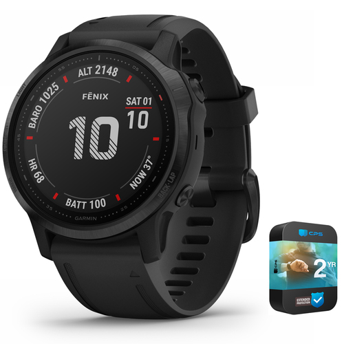 Garmin fenix 6S PRO Multisport GPS Smartwatch Black + 2 Year Extended Warranty