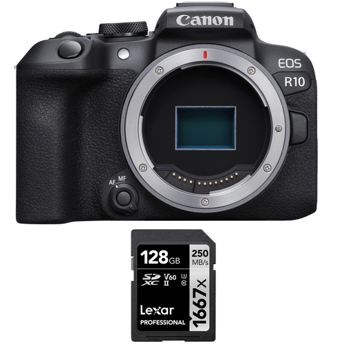 Canon EOS R10 Mirrorless Camera w/ 24.2 MP CMOS (Body Only) Bundle