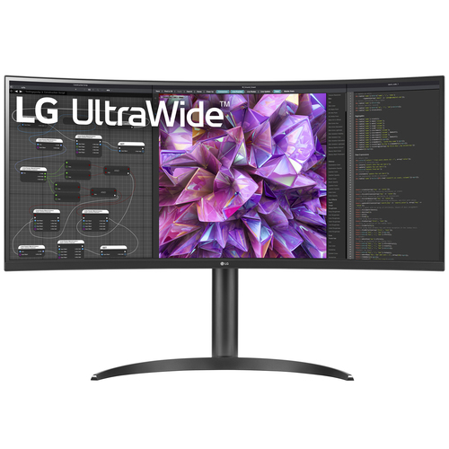 LG 34WQ75C-B 34` Curved UltraWide QHD IPS PC Monitor