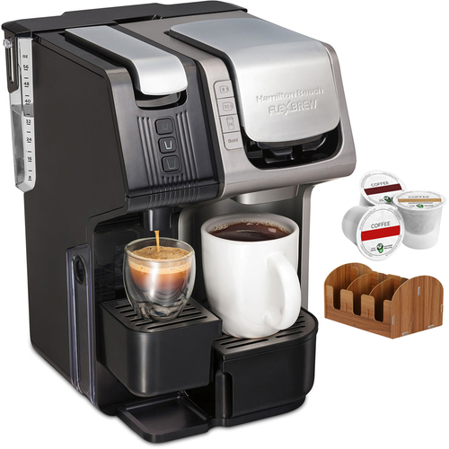 Hamilton Beach FlexBrew 3-in-1 Coffee/Espresso Maker w/ Pump + Caddy and K-Cups