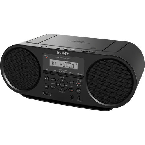 Sony ZS-RS60BT CD Boombox with Bluetooth, 4-Watt - Refurbished