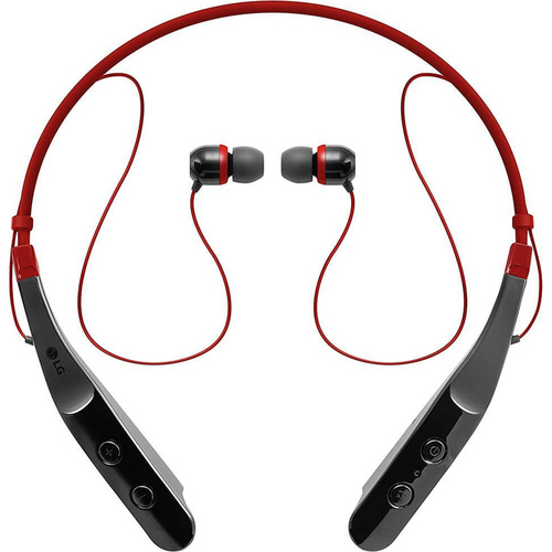 LG TONE Triumph HBS-510 Wireless Bluetooth Headset - Red - Open Box