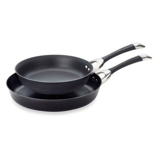 Circulon Symmetry Hard Anodized Nonstick 10` and 12` Skillets Twin Pack